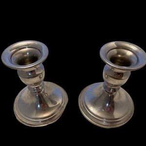 VTG. Pewter Candle Stix Set of 2